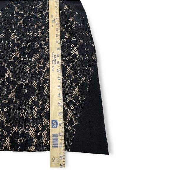 NWOT Adrianna Papell Black Lace Power Suit Dress SZ 2P - Picture 9 of 12